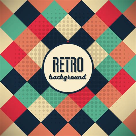 retro vintage style background design template  vector art