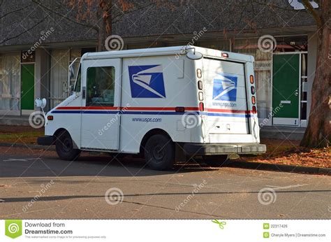 mail truck editorial photo image  mailman letter