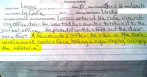 the 18 funniest detention slips ever issued
