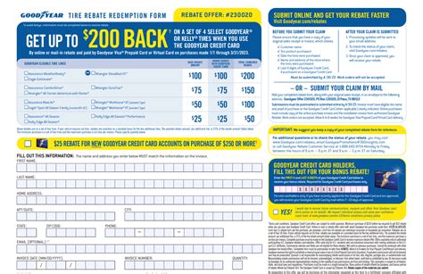 goodyear rebate contact number goodyear rebates