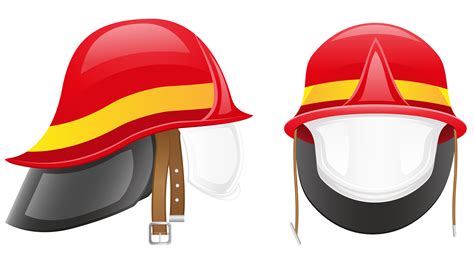 fire helmet vector