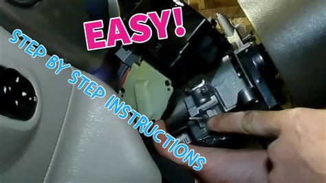 pt cruiser ignition switch replacement youtube