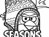 Coloring Angry Birds Seasons Finn Ice Wecoloringpage sketch template