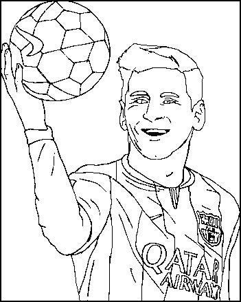 lionel messi poster coloring  activity page sports coloring pages