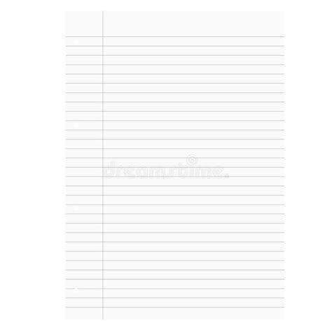 blank white paper lined stock vector illustration  memorable