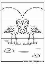 Flamingos Iheartcraftythings sketch template