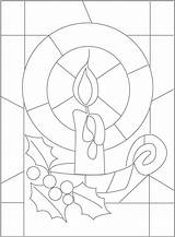 Vitral Vitrales Vidrieras Mosaicos Navideños Falsas Vidrio Navideñas Falso Natal Scontent Dft4 sketch template