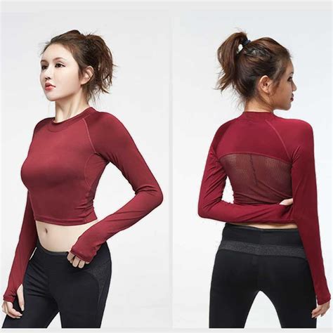 long sleeve running top womens activewear manufacturer sportswear manufacturer hl