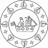 Mandala Schiff Malvorlagen Booten Ausdrucken Mandalas Schiffe Schiffen sketch template