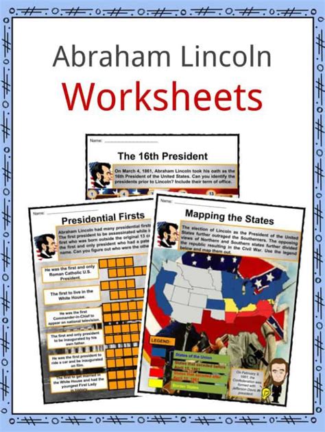 abraham lincoln facts worksheets worksheets