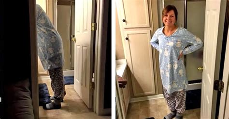 Husband Snaps Photo Of Wife In Pajamas Then Says Its Her Period