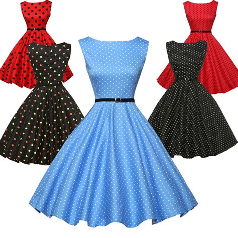 Plus Size Women Vintage Swing 40s 50s 60s Pinup Housewife Evening Tea