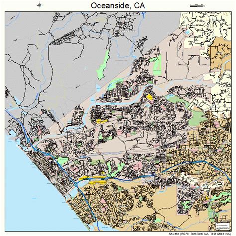 oceanside california street map