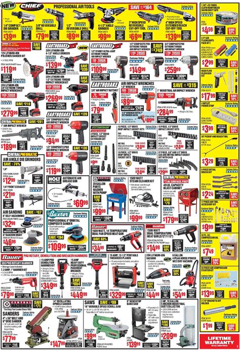 harbor freight tools  offers special buys  october  page