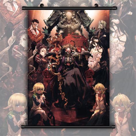 Overlord Hd Print Anime Wall Poster Scroll Room Decor Ebay