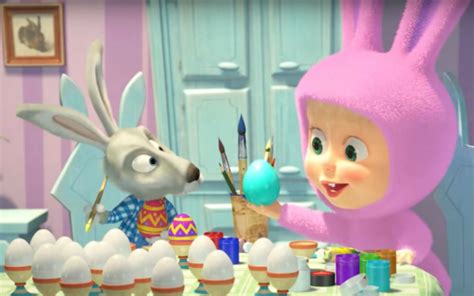 special easter episode of masha and the bear released