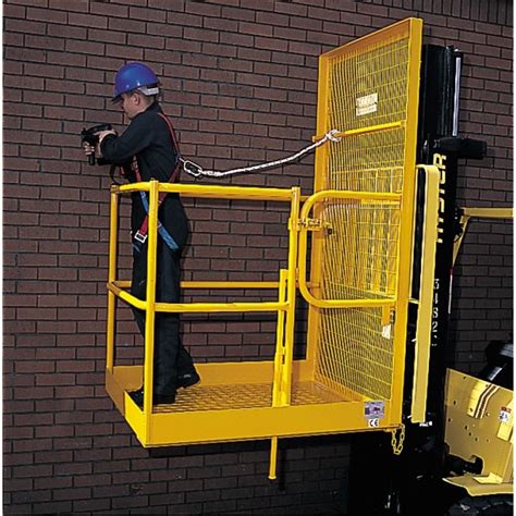 person forklift safety cage forklift attachments