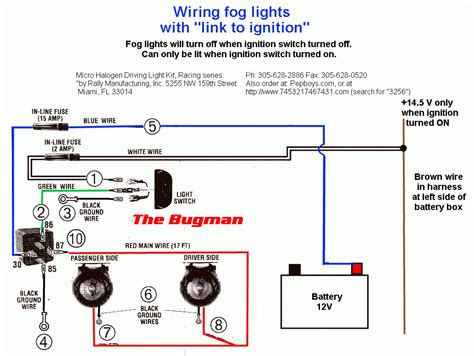 fog light wiring instructions schematic  wiring diagram images