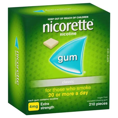 buy nicorette gum extra strength mg classic  chewing gum