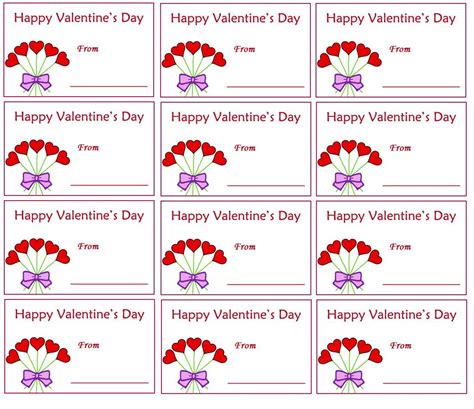 valentines day printable gift tags valentines day party valentine day