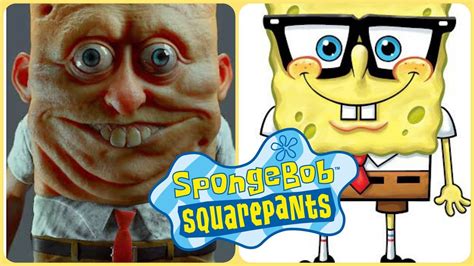 spongebob squarepants all characters in real life youtube