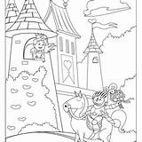 Tale Colorear Colouring Jordi Ritter Kleurplaat Princesse Chateau Spoonful sketch template