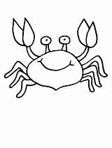Coloring Pages Crab Colouring Kids Crabs Popular Coloringhome sketch template