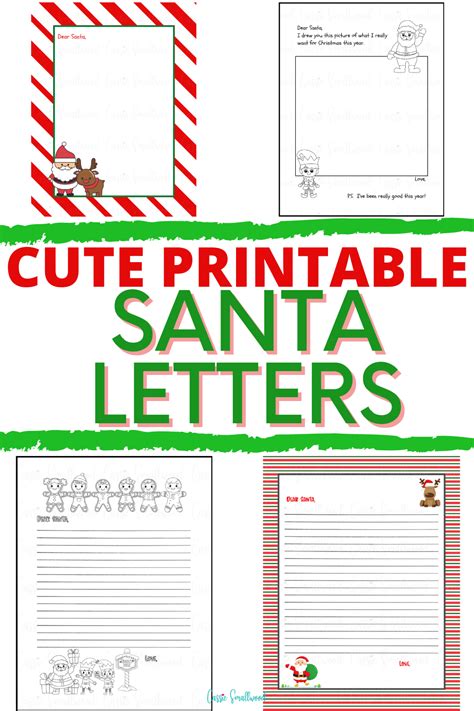 blank letter  santa templates cassie smallwood