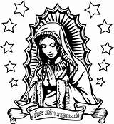 Guadalupe Chicano Virgen Vierge Virgin Tattooskid Chicanos Christ Dxf 2091 Madonne Créatifs Naissance Noël Chrétien Diego Virgencita Marry Tatouage Mymy sketch template