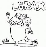 Lorax sketch template