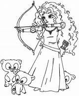 Merida Brave Coloring Pages Disney Princess Printable Baby Kids Colouring Rapunzel Color Book Girls Getcolorings Brothers Little Print Bestcoloringpagesforkids Getdrawings sketch template