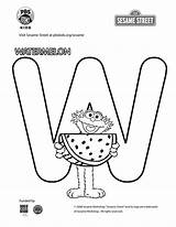Sesame Street Letter Coloring Pages Printable Pbskids Activity Letters Elmo sketch template