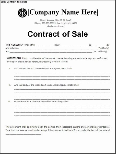 simple business contract template shooters journal contract