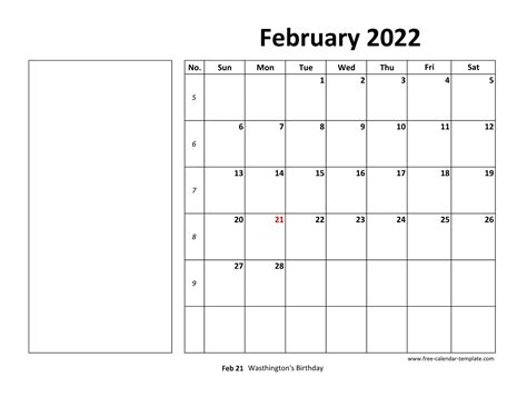 february  calendar  printable calendar  february