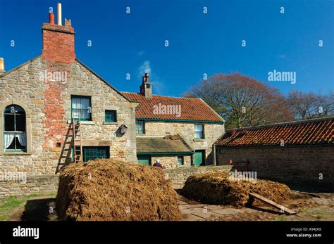 traditional english farmyard stock photo alamy