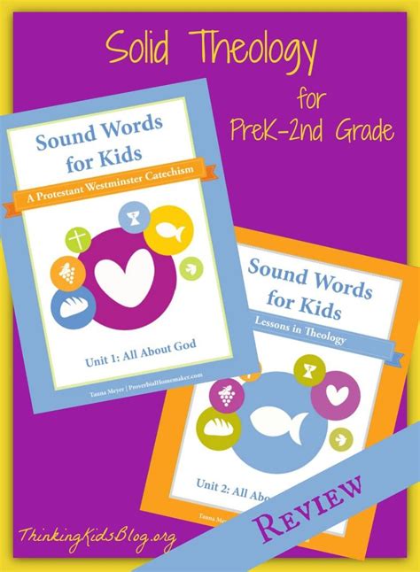 sound words ~ a protestant westminster catechism for prek 2nd grade by tauna meyer curriculum
