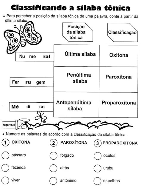 atividades  silabas tonicas  imprimir  cursos