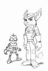 Clank Ratchet Coloring Pages Deviantart Drawing Drawings Styles Img03 F9db Ps2 Popular Getdrawings Lombax Coloringhome sketch template