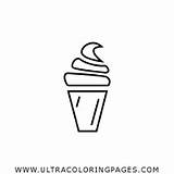 Coloring Yogurt Frozen Ultracoloringpages sketch template