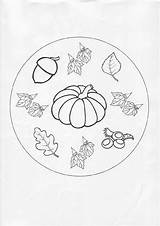 Mandala Autumn Coloring Pages Mandalas Hellokids Color Outono Para Colorir Otono Do Beginners Imagens Print sketch template