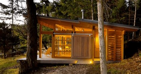 small slanted roof modern cabin shedplans small summer house