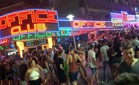 magaluf boozy brits abroad keep up bawdy behaviour in
