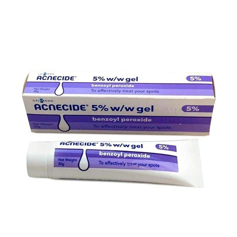 benzoyl peroxide  acnecide gel rocket health