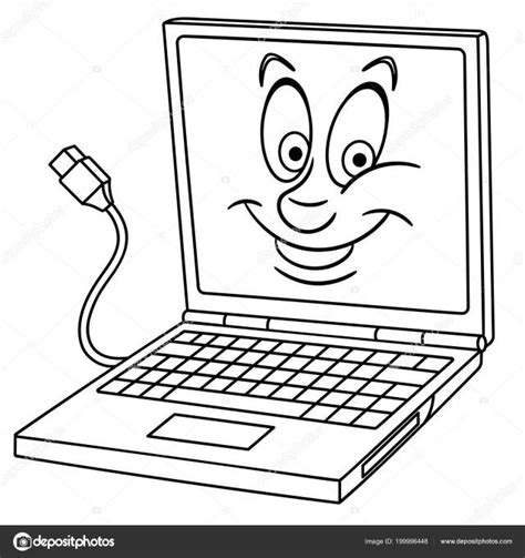 computer screen coloring pages