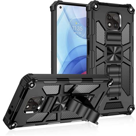 Moto G Power 2021 Case With Built In Magnetic Kickstand Dteck Rugged