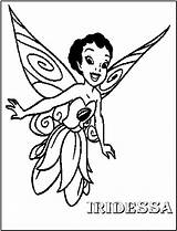 Coloring Iridessa Disney Pages Fairy Fairies Sheet Fun Characters Color Tinkerbell Comments sketch template