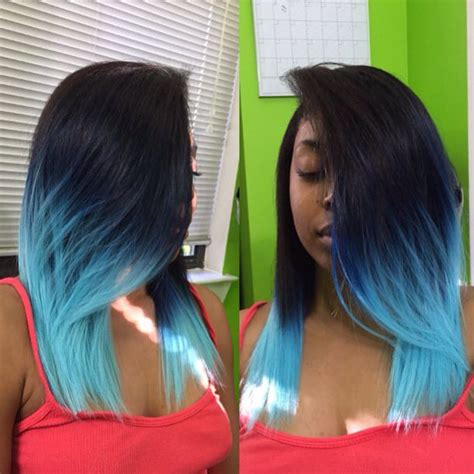 Pin By Emily Short On Hair Blue Hair Color Highlights Hair Styles