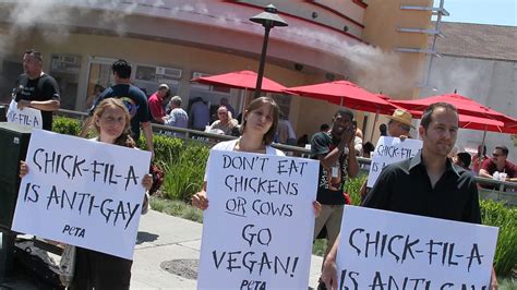 chick fil a appreciation day draws supporters crowds and protests