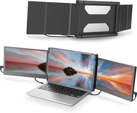 portable monitor  laptop teamgee  full hd ips display dual
