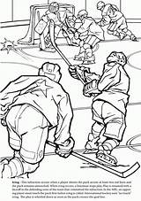 Coloring Pages Hockey Winter Ice Sports Goalie Olympics Welcome Printable Extreme Sheets Publications Dover Crosby Colouring Sidney Adult Color Detailed sketch template